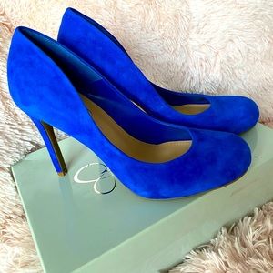 Jessica Simpson Electric Blue Pumps!
